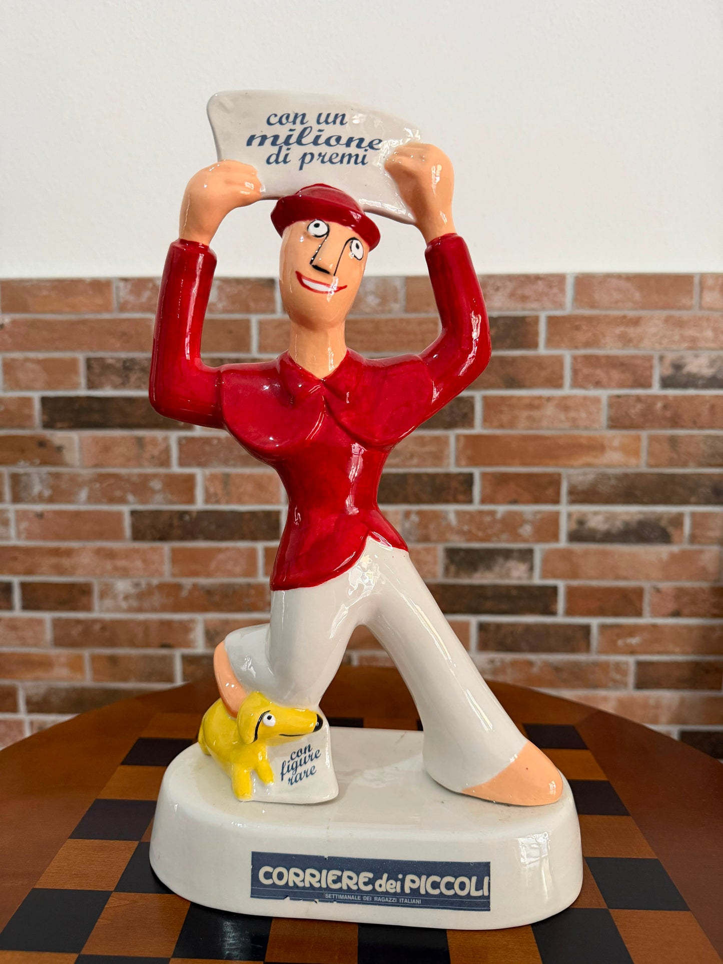 Scultura “Il Signor Bonaventura – Un Milione” – Corriere dei Piccoli – Ceramica – H 35 cm