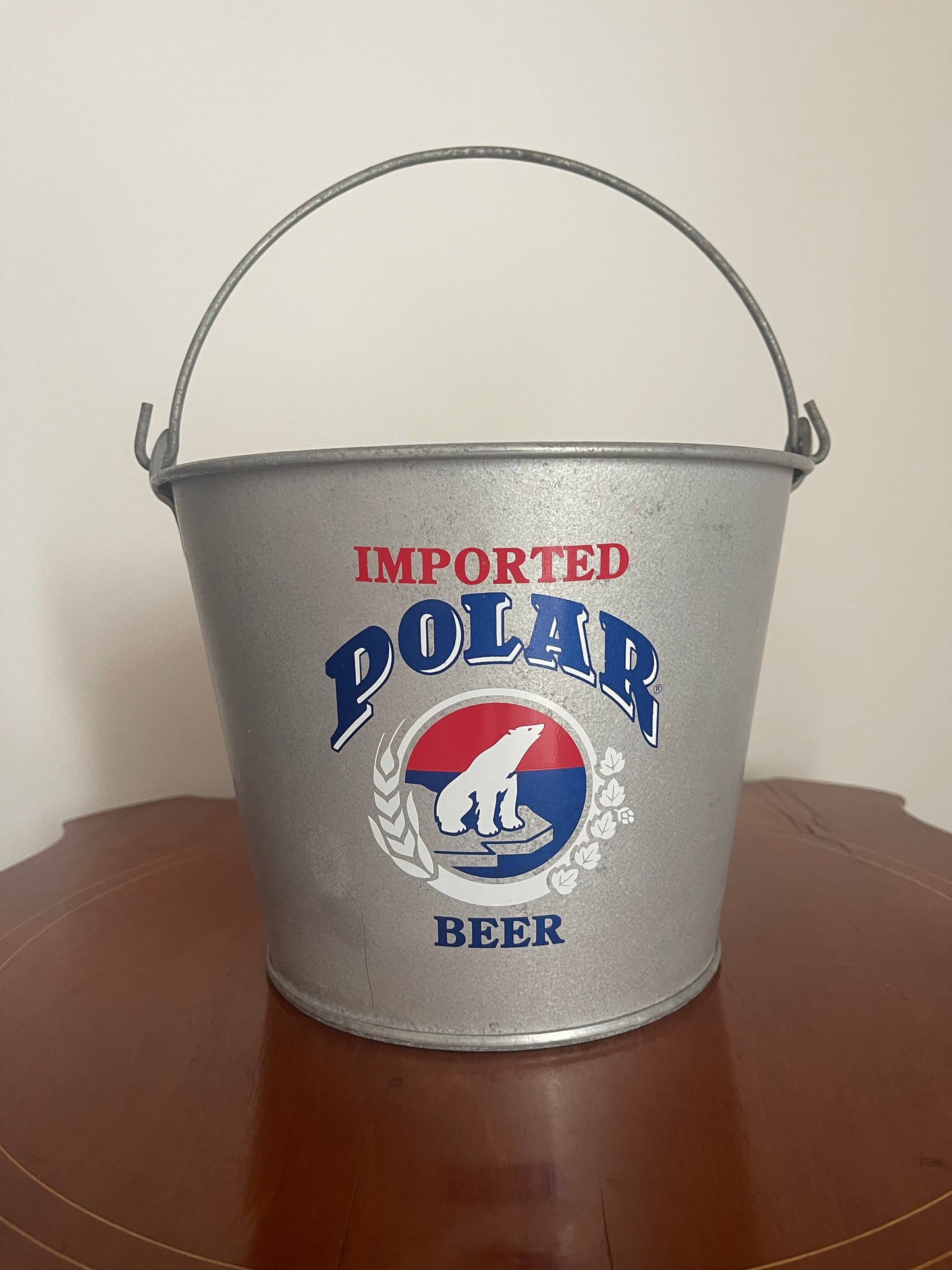 Secchio Portaghiaccio Polar Beer in Latta – Vintage Originale