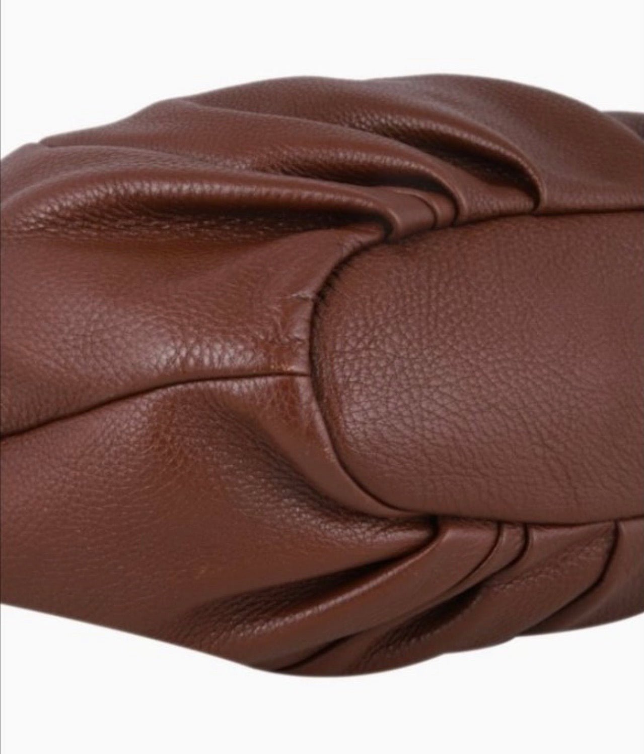 Fendi Selleria Hobo Tote “Pomodorino” Grande in Pelle Marrone – Autentica Made in Italy