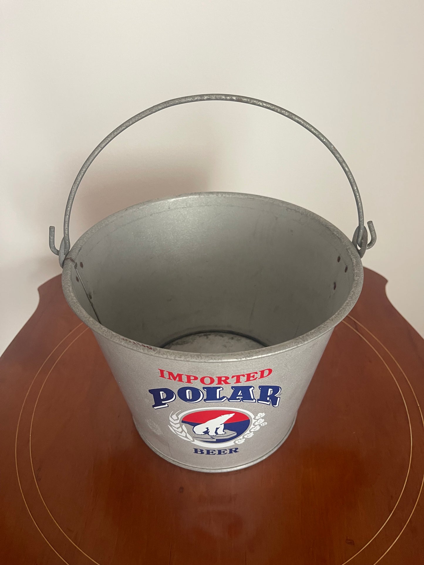 Secchio Portaghiaccio Polar Beer in Latta – Vintage Originale