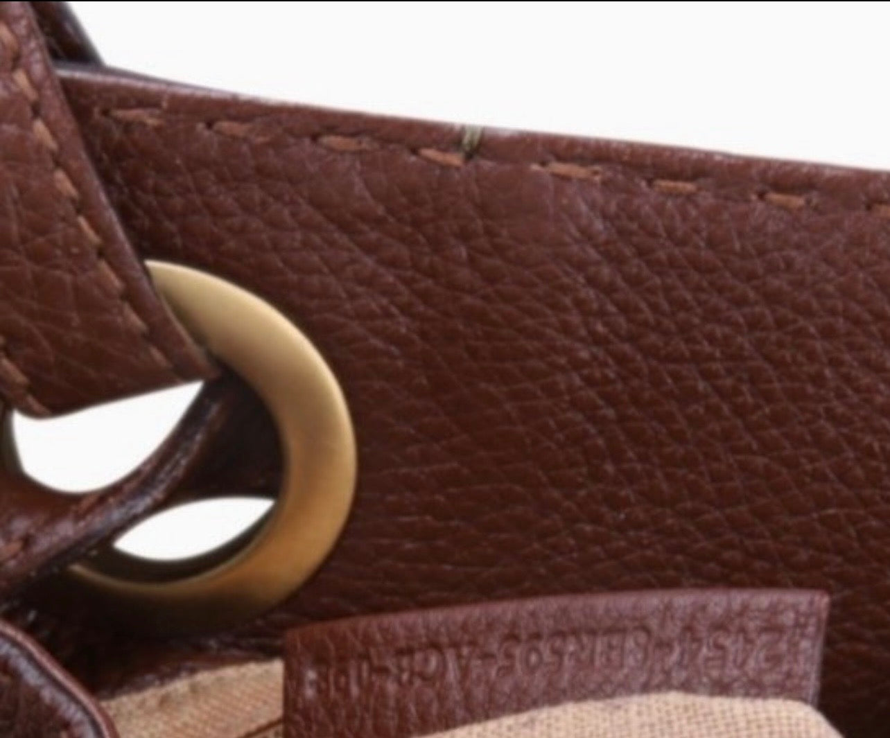 Fendi Selleria Hobo Tote “Pomodorino” Grande in Pelle Marrone – Autentica Made in Italy