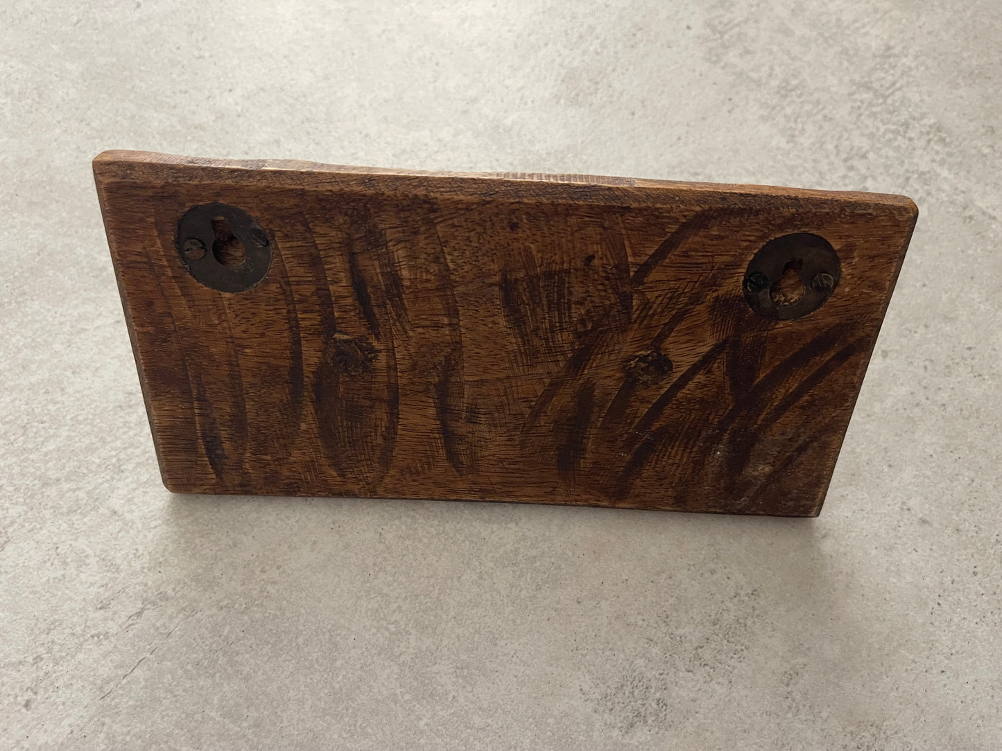 Appendiabiti da parete vintage Made in Italy – Metà XX secolo – Legno, porcellana e metallo