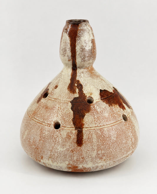 Vaso Sardo Traforato in Ceramica – Oggetto Decorativo Artigianale